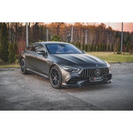 Накладки сплиттеры на пороги на Mercedes AMG GT 53 4D Coupe
